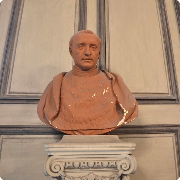 Buste de Guillaume d'Estouteville � l'archev�ch� de Rouen