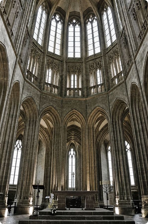 Chur de l'abbatiale du Mont-Saint-Michel