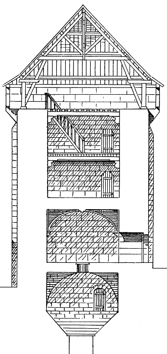 Le donjon de Valmont au XV�me si�cle