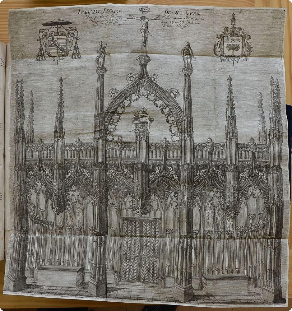 Jub� disparu de l'abbatiale Saint-Ouen de Rouen