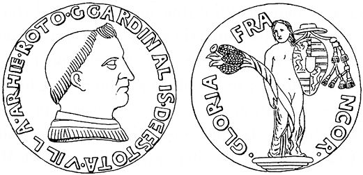Médailles de Guillaume d'Estouteville