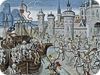Assaut de Damiette men� par Saint Louis