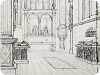 Les mausol�es dans la chapelle d'abside