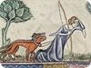 Miniatures de femmes chassant au XIV�me si�cle