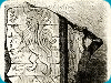 Pierre armoriée au blason de Charles de Moÿ