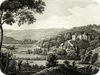 Vue de Valmont au d�but du XIX�me si�cle