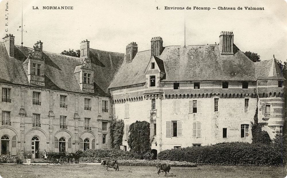 Le premier niveau du ch�teau de Valmont