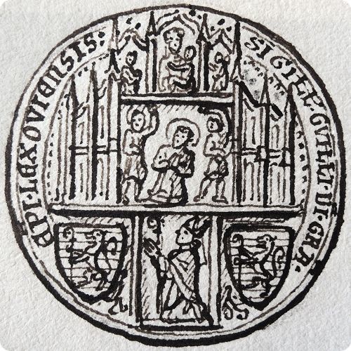 Sceau de Guillaume d'Estouteville, évêque de Lisieux