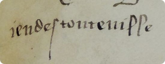 Signature de Jean, cadet du Bouchet