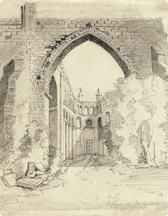 Fragments de tombes � Valmont